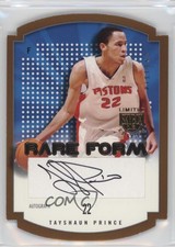 2003-04 Skybox Limited Edition Rare Form Parallel 150 /150 Tayshaun Prince Auto