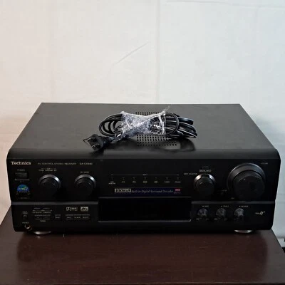Technics SA-DX940 5.1-Channel AM/FM Stereo Surround Receiver Powers On Not Test - Image 1 of 4
