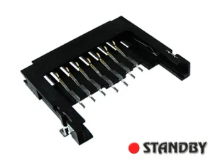 1pc MMC Multi Media Card Connector, Manual, standard, SMD, ROHS - Bild 1 von 1