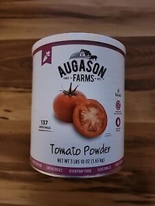 Augason Farms Tomato Powder Emergency 3 lbs 10 oz Can Best By Date Jan 2043 NEW