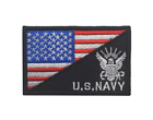 USN marine américaine drapeau américain patch tactique armée marines moral crochet et boucle
