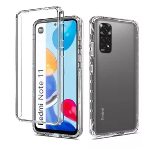 For Xiaomi Redmi Note 11 11s - Full Clear Shockproof Bumper Gel Case Cover - Picture 1 of 3
