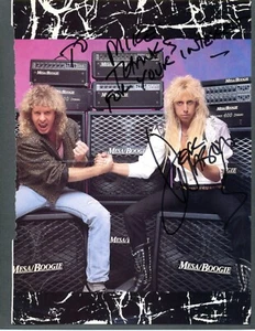 NIGHT RANGER: JEFF WATSON SIGNIERTES FOTO VON AMERIKANISCHEM GITARRISTEN - Bild 1 von 1