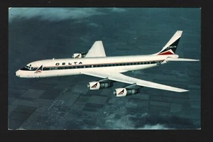 OPC Vintage Delta Douglas DC-8 Fanjet sin usar 3 1/2 x 5 1/2" 45761 - Imagen 1 de 2
