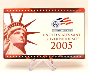 2005 United States Mint SILVER Proof Coin Set (S) - 11 pieces - Picture 1 of 9
