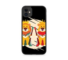 Lion King and Queen Rubber Phone Case Royal Royals Tiger Animal The Lions J706