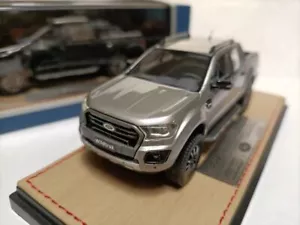 MK Trax Resina 1/43 Ford Ranger Wildtrak PickUp 2019 Argento - Foto 1 di 5