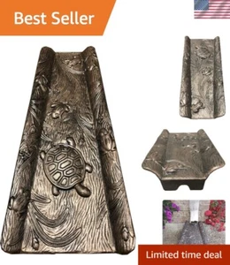 Cast Aluminum Splash Block, Antique Bronze - Foto 1 di 5