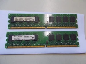 Mdt 2 x 1 GB Memory Module, Cl5, Ddr2-800, 64x8, M924-800-16, #SU_115 - Picture 1 of 3