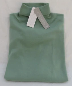 LADIES MARKS AND SPENCER PALE JADE EXTRA FINE MERINO WOOL JUMPER SIZE 16 - Picture 1 of 8