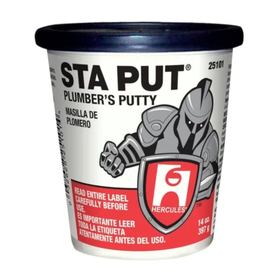 HERCULES Sta-Put Plumber's Putty 14 oz.
