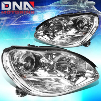 PARA 00-06 W220 MERCEDES BENZ CLASE S PROYECTOR CROMO ESQUINA LATERAL + FARO ANTINIEBLA Foto 1 de 4