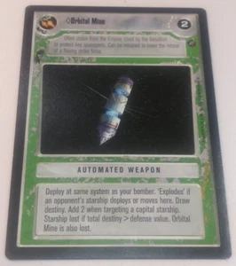 2000 Star Wars Customizable Card Game: Death II Limited Orbital Mine  - Picture 1 of 4