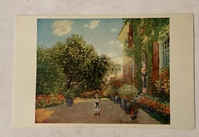  Postal de Claude Monet de la pintura 'Casa del artista en Argenteuil' Chicago  Foto 1 de 4