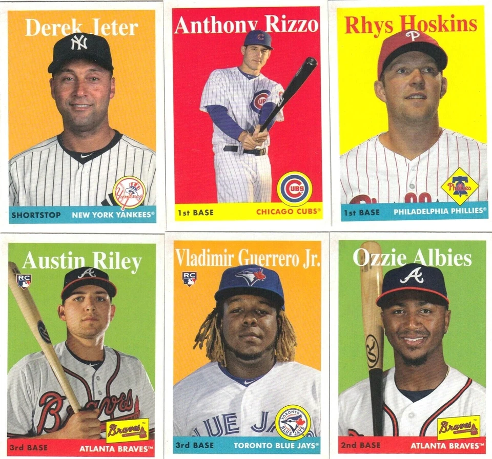 2019 topps archives pick cards to complete your set 1-100 - Image 1 of 1