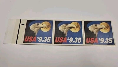 US SCOTT 1909A $9.35 EXPRESS MAIL  EAGLE & MOON PANE OF 3 - Image 1 of 4