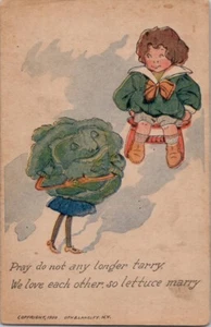 postkarte beten nicht verweilen - Bild 1 von 2