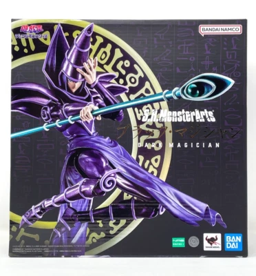 S.H.MonsterArts Yu-Gi-Oh! Dark Magician TAMASHII NATIONS Bandai Japan New - Image 1 of 4