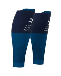 - Compressport Calf R2 V2 Gambaletti a Compressione, Blu - Imagen 1 de 3