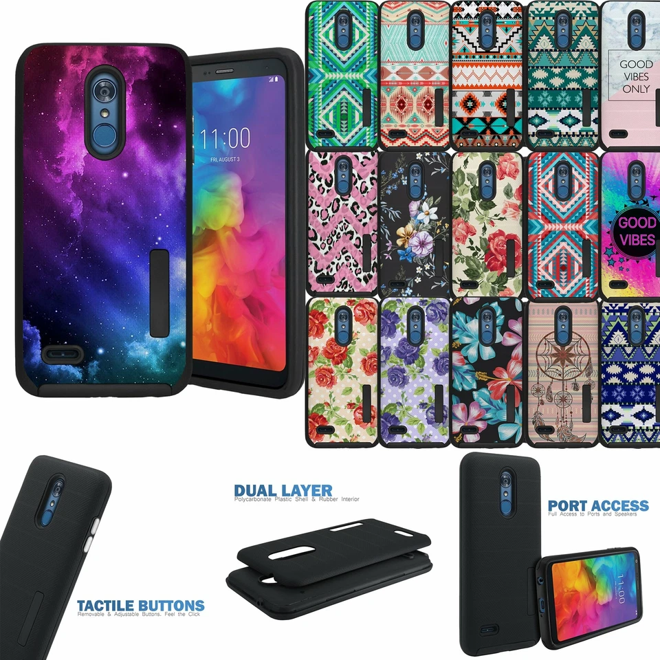 Case for LG Stylo 5, Dual Layer Hybrid Heavy Duty Cover - Image 1 of 1