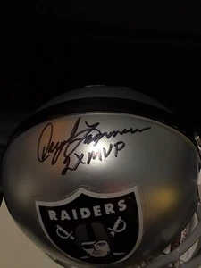 DARYLE LAMONICA 2X MVP RAIDERS SIGNED AUTO MINI HELMET JSA - Picture 1 of 5