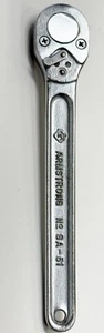 Armstrong Tools SA-51 -- 1/2" Drive 10 1/2" Vintage Ratchet USA Made - Foto 1 di 7