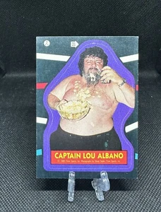 1985 Topps WWF Sticker 2 Captain Lou Albano Wrestling Card - Picture 1 of 2