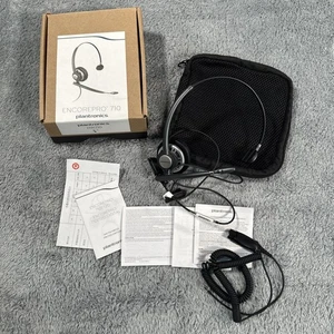 PLANTRONICS CUFFIA CON CAVO EncorePro HW710 con scatola cavi e custodia - Foto 1 di 19