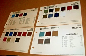 1982 1983 1984 1985 Mazda RX-7 GLC 626 2000 auto R-M Paint Chips set - Picture 1 of 1