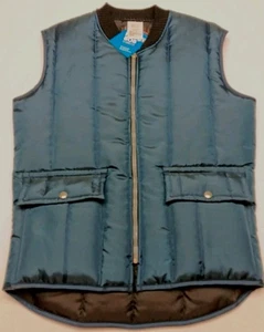 NWT Vintage 80s Walls Blizzard Pruf  Insulated Vest Dacron Hollofil Medium Tall - Picture 1 of 10