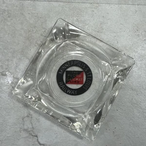 Vintage Minneapolis & St. Louis Railway Peoria Gateway Line Glass Ashtray - Picture 1 of 7