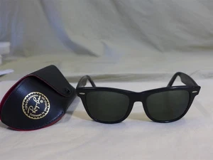 GAFAS DE SOL VINTAGE NEGRAS BAUSCH & LOMB RAY-BAN L1724 WTAS Wayfarer II monturas solamente - Imagen 1 de 6