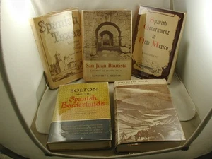 American History Spanish Era 5 Books Texas New Mexico San Juan Bautista +2 More - Bild 1 von 1