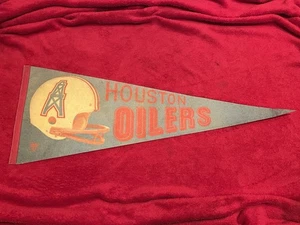 Houston Oilers Pennant VINTAGE Football 12x30” - Picture 1 of 9