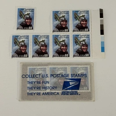 Eddie Rickenbacker SCOTT 2998 60 CENT - 2 Plate Blocks of 6 (12) plus 1 - MNH - Image 1 of 4