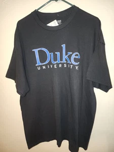 TRT Duke University Big Spell Out T-Shirt Erwachsene XL grau Kurzarm Tee - Bild 1 von 3