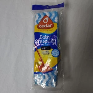 O-Cedar Easy Squeeze Microfibra Onda Esponja Fregona Cabezal de Recarga Azul Nuevo de Lote Antiguo - Imagen 1 de 10