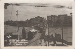 Ponte Da Boa Vista Recife Pernambuco Brasilien Vintage Postkarte - Bild 1 von 2