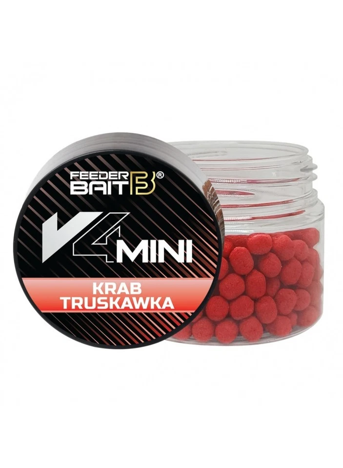 Feeder Bait Mini Wafter 4mm - Crab & Strawberry - Bild 1 von 1