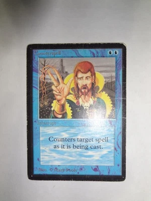 MTG MAGIC THE GATHERING CARD ORIGINAL BETA BLUE COUNTERSPELL INSTANT UNCOMMON X1 - Image 1 of 2