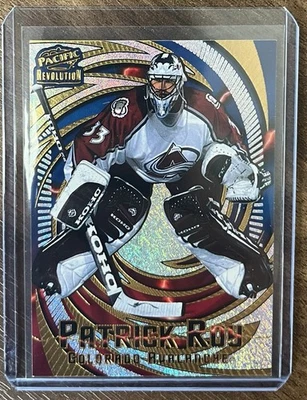 Patrick Roy 1997-98 Pacific Revolution Silver #38 Salón de la fama Foto 1 de 2