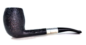 Pipa Estate Hilson Gigante Canadiense Arenado Bélgica Banda Esterlina Fumar - Imagen 1 de 23