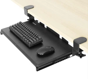 Vivo KB05ES  Keyboard Tray Under Desk  with Extra Sturdy C Clamp Mount System - Picture 1 of 9