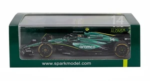 MODELLINO AUTO 1:43 SPARK F1 FORMULA 1 ASTON MARTIN AMR24 ALONSO MEXICAN GP 2024 - Imagen 1 de 13
