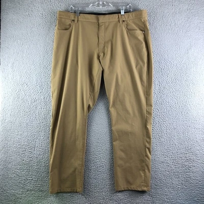 Pantalones de golf Nike Repel de 5 bolsillos para hombre 40x29 (etiqueta 40x30) marrón calce ajustado Dri-Fit Foto 1 de 4