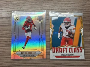 2 Stk Xavier Worthy: 2025 elite #35 2024 rookies&stars #DC-XWY - Bild 1 von 2