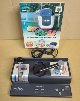 Mando Nintendo64 Densha de Go + Densha de Go! 64 VRS micrófono Taito Japón Foto 1 de 4