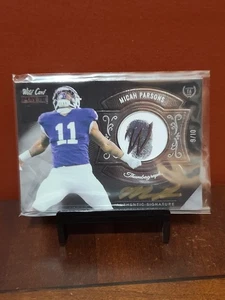 Micah Parsons 2021 Wild Card Matte ThumbaGraph Rookie Auto FINGERPRINT /10 SSP - Picture 1 of 5