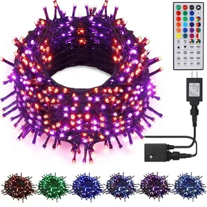 Stringa Luci LED Cambia Colore per Decorazione Stanza Natale Halloween - Foto 1 di 9