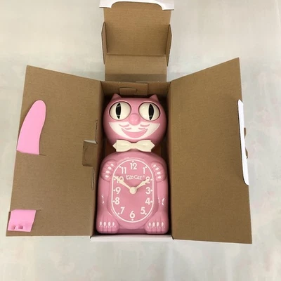 Розовый атлас набор CAT часы - полный размер - 15,5" - сделано в США - Изображение 1 из 4